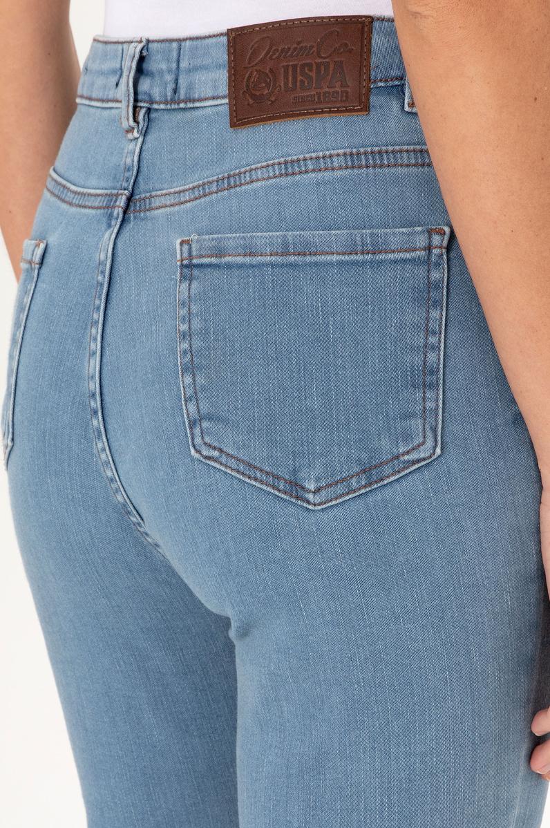 Kadın Açık Mavi Skinny High Waist Fit Jean Pantolon