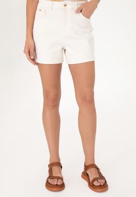 Kadın Beyaz Jean Şort - 50300132006