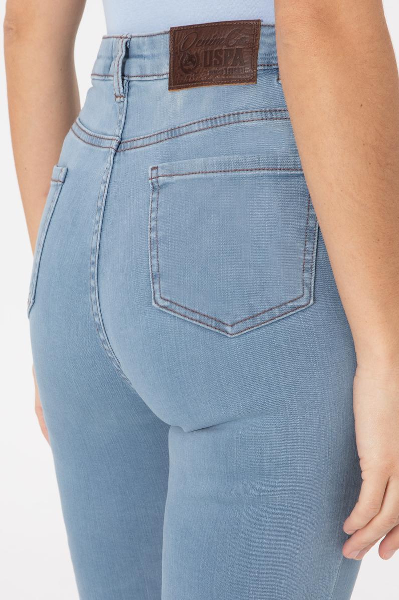 Kadın Açık Mavi Skinny High Waist Fit Pantolon