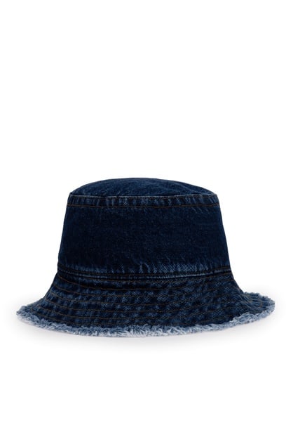 Kadın Lacivert Bucket Şapka