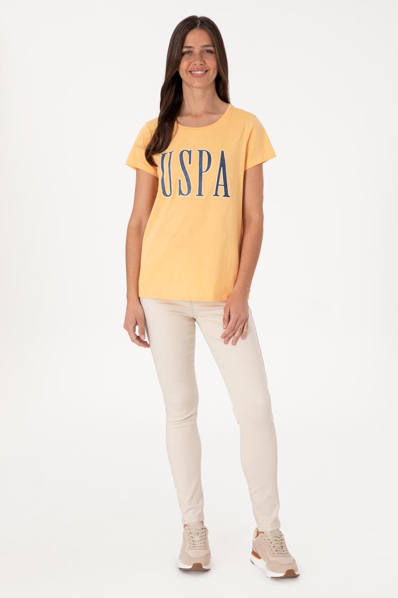 Kadın Kavun Bisiklet Yaka Tişört - 50305842148