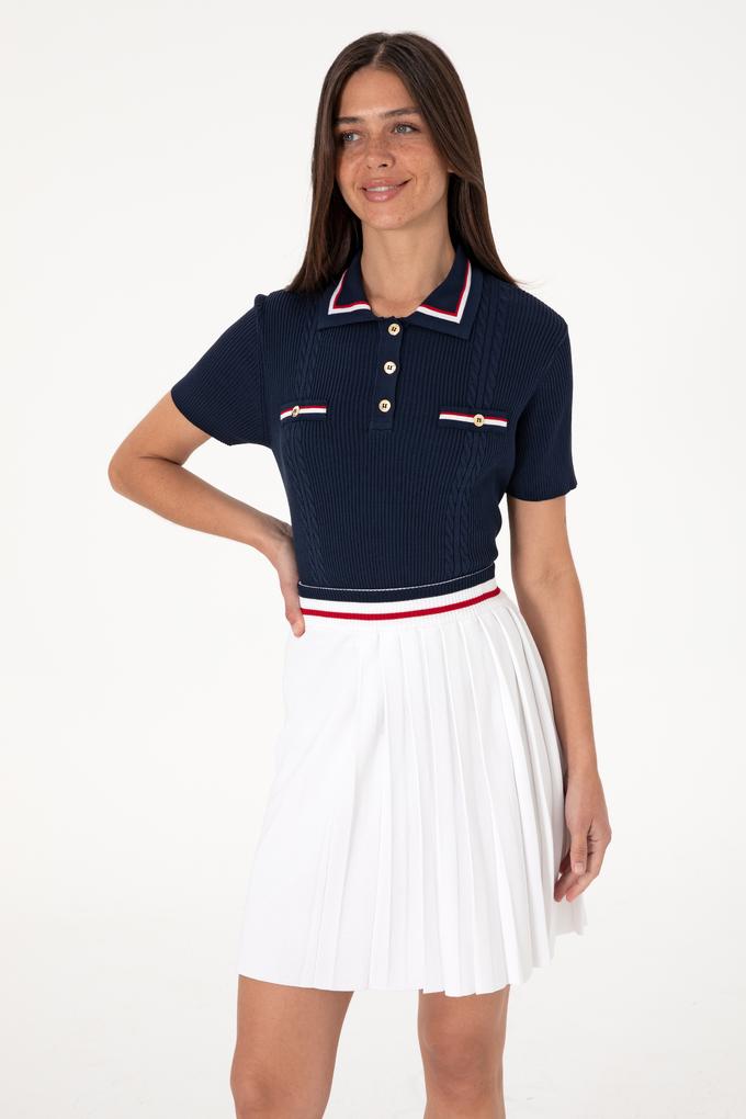 Kadın Lacivert Kazak