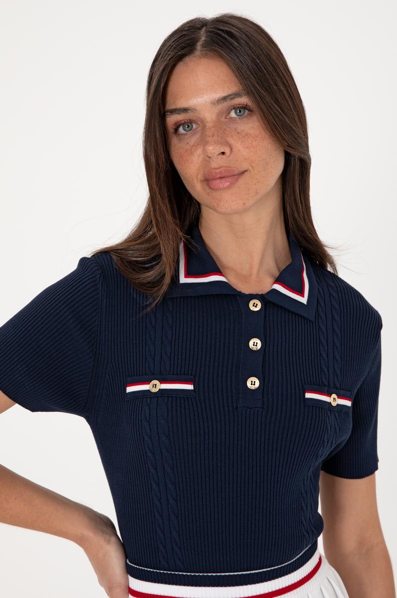 Kadın Lacivert Kazak