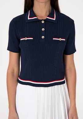 Kadın Lacivert Kazak - 50299343008