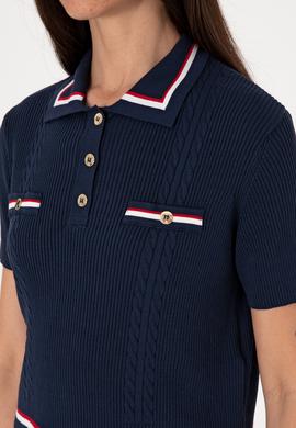 Kadın Lacivert Kazak - 50299343008