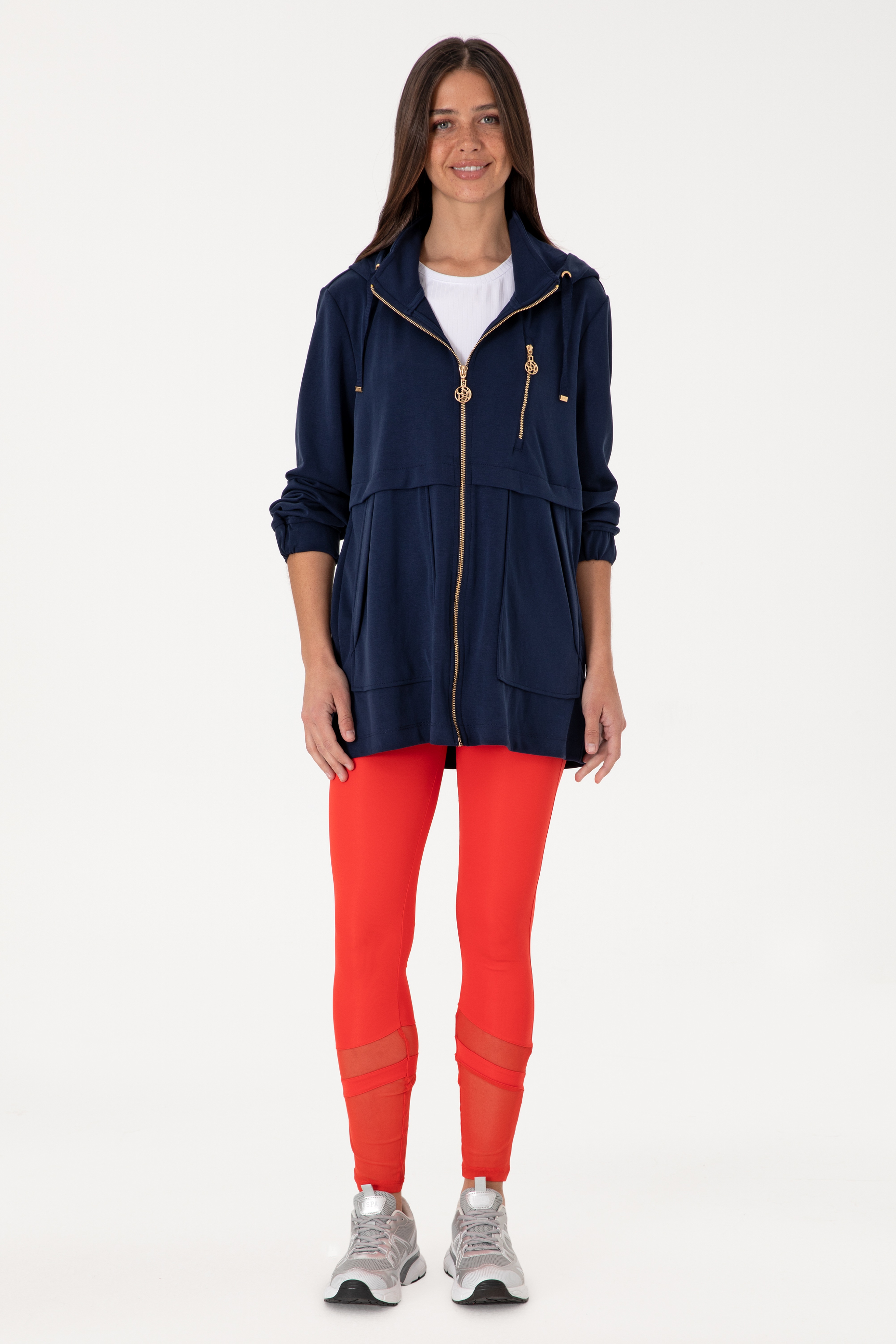 Kadın Lacivert Sweatshirt - Image 4
