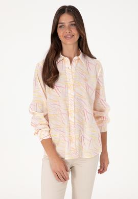 Kadın Hardal Uzun Kollu Gömlek - 50299435018