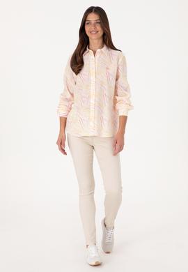 Kadın Hardal Uzun Kollu Gömlek - 50299435018