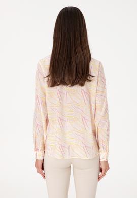 Kadın Hardal Uzun Kollu Gömlek - 50299435018