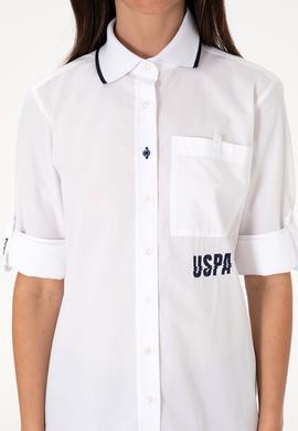 Kadın Beyaz Uzun Kollu Gömlek - 50299668006