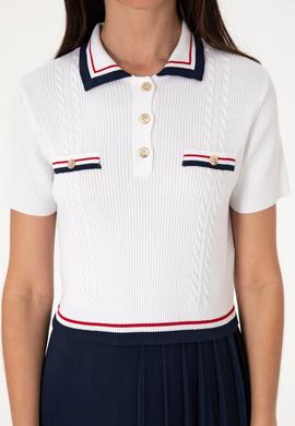 Kadın Beyaz Kazak - 50299343002