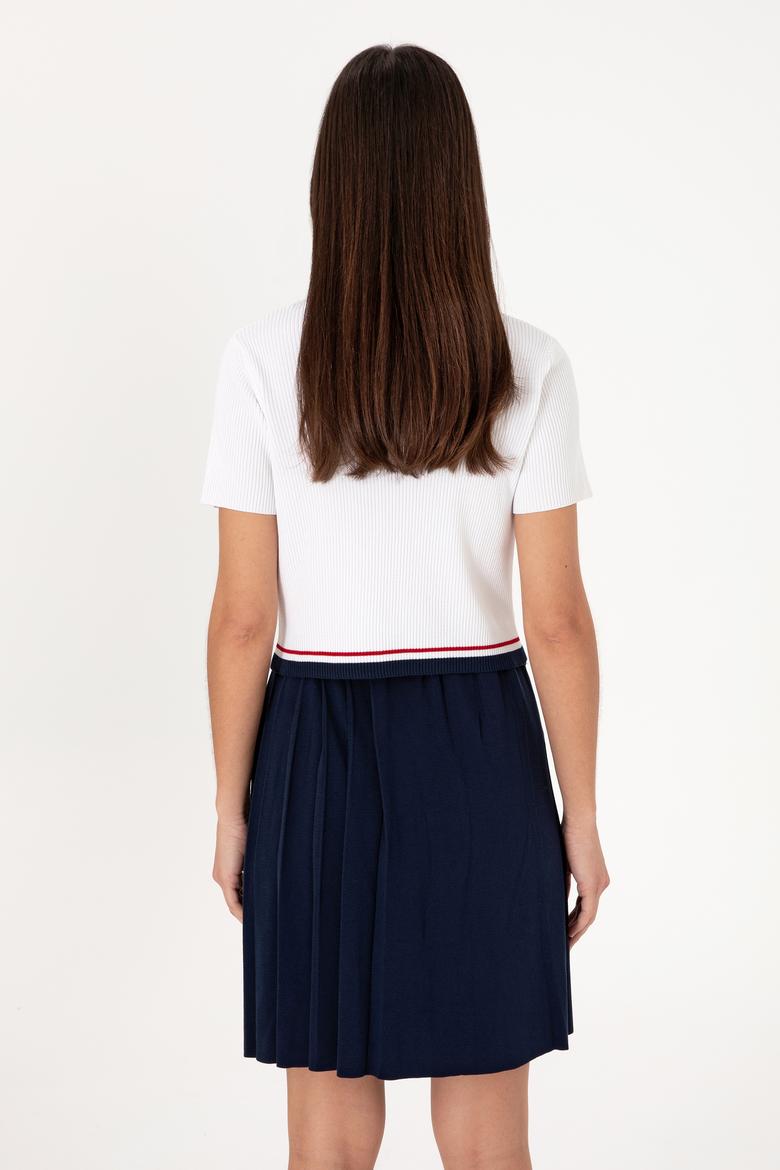 Kadın Beyaz Kazak - 50299343002