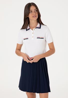 Kadın Beyaz Kazak - 50299343002