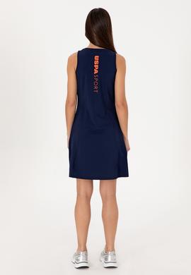 Kadın Lacivert Kolsuz Mini Boy Örme Elbise - 50300711008