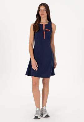 Kadın Lacivert Kolsuz Mini Boy Örme Elbise - 50300711008
