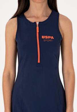 Kadın Lacivert Kolsuz Mini Boy Örme Elbise - 50300711008