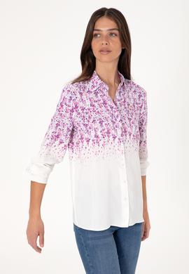 Kadın Menekşe Uzun Kollu Gömlek - 50299674010