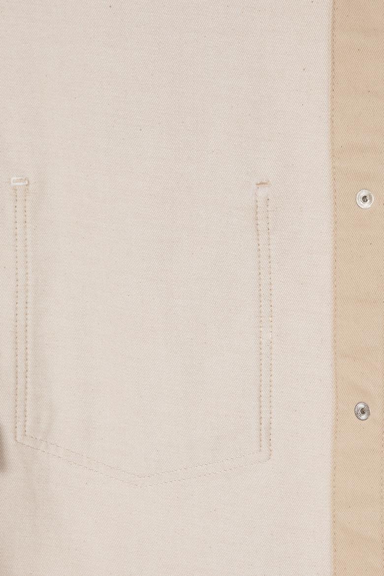 Kadın Taş Jean Uzun Kollu Tunik Gömlek - 50305384012