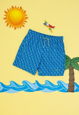 Erkek Çocuk İndigo Deniz Şortu - 50309624018