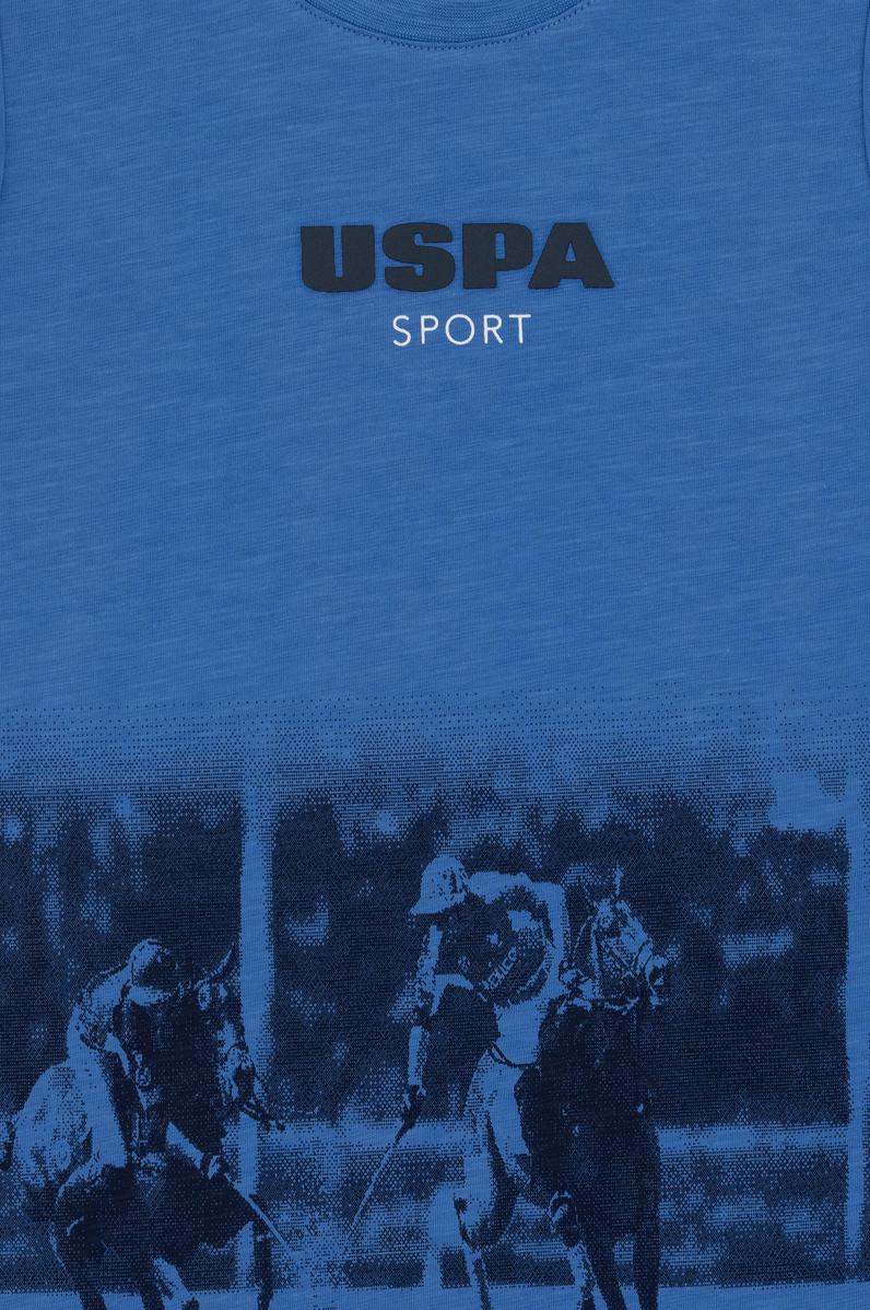 Erkek Çocuk İndigo Kolsuz Bisiklet Yaka Tişört