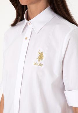 Kadın Beyaz Uzun Kollu Gömlek - 50299678005