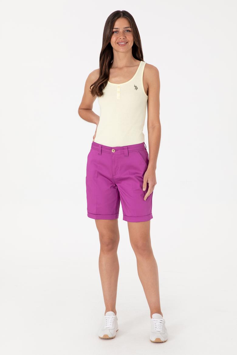 Kadın Limon Kolsuz Bisiklet Yaka Basic Tişört - 50300895050