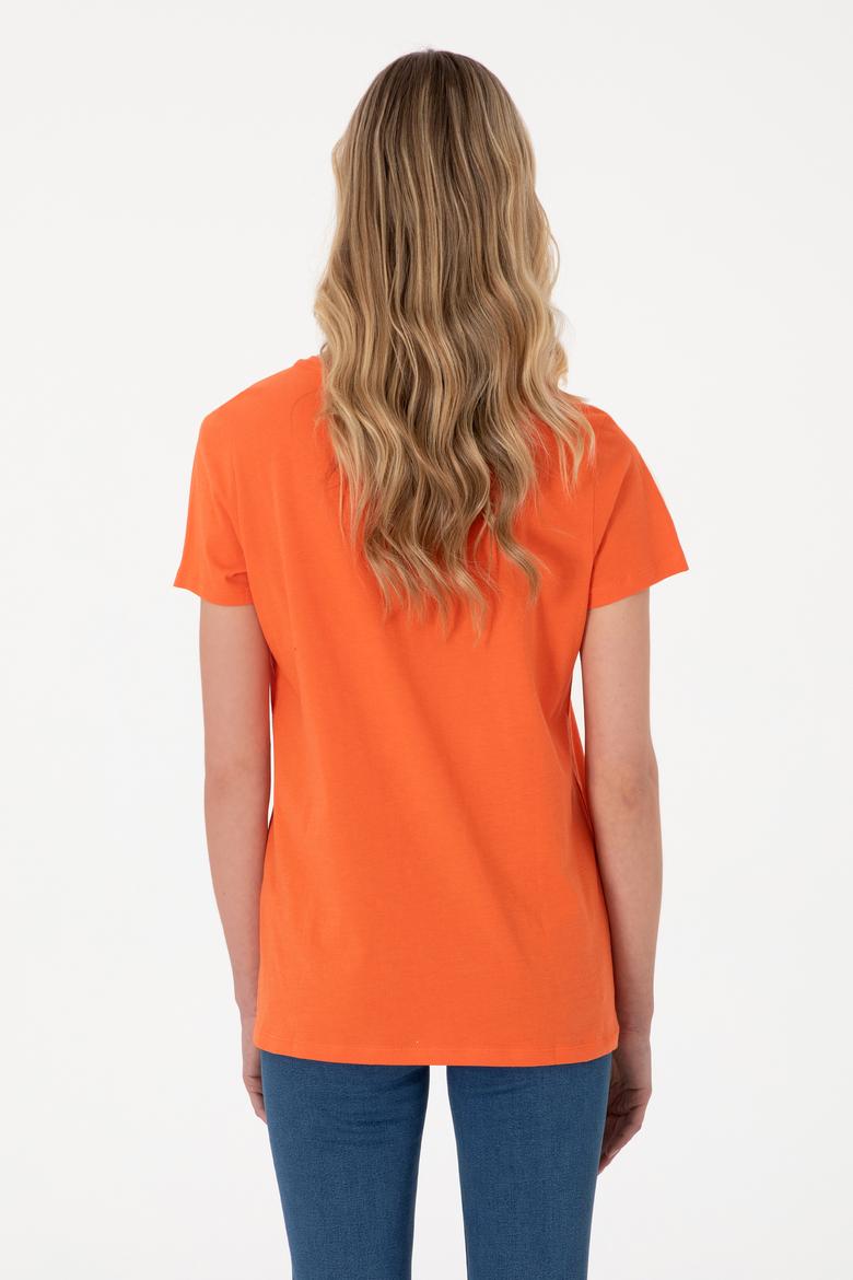 Kadın Nar Çiçeği Tişört - 50307933046