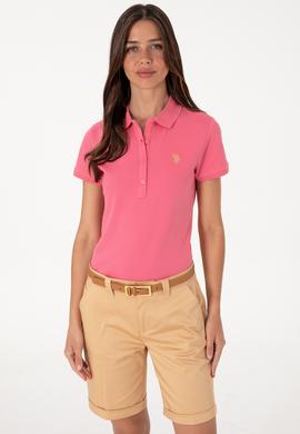 Kadın Pembe Basic Tişört - 50300830154