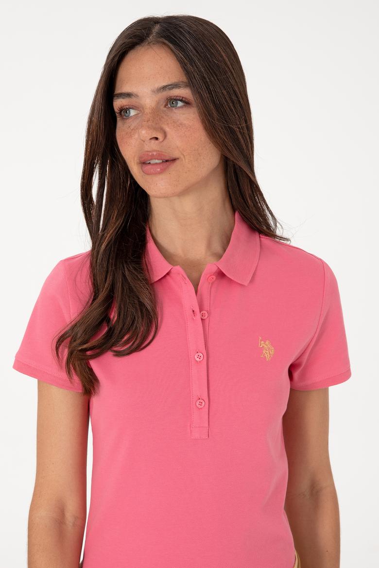 Kadın Pembe Basic Tişört - 50300830154