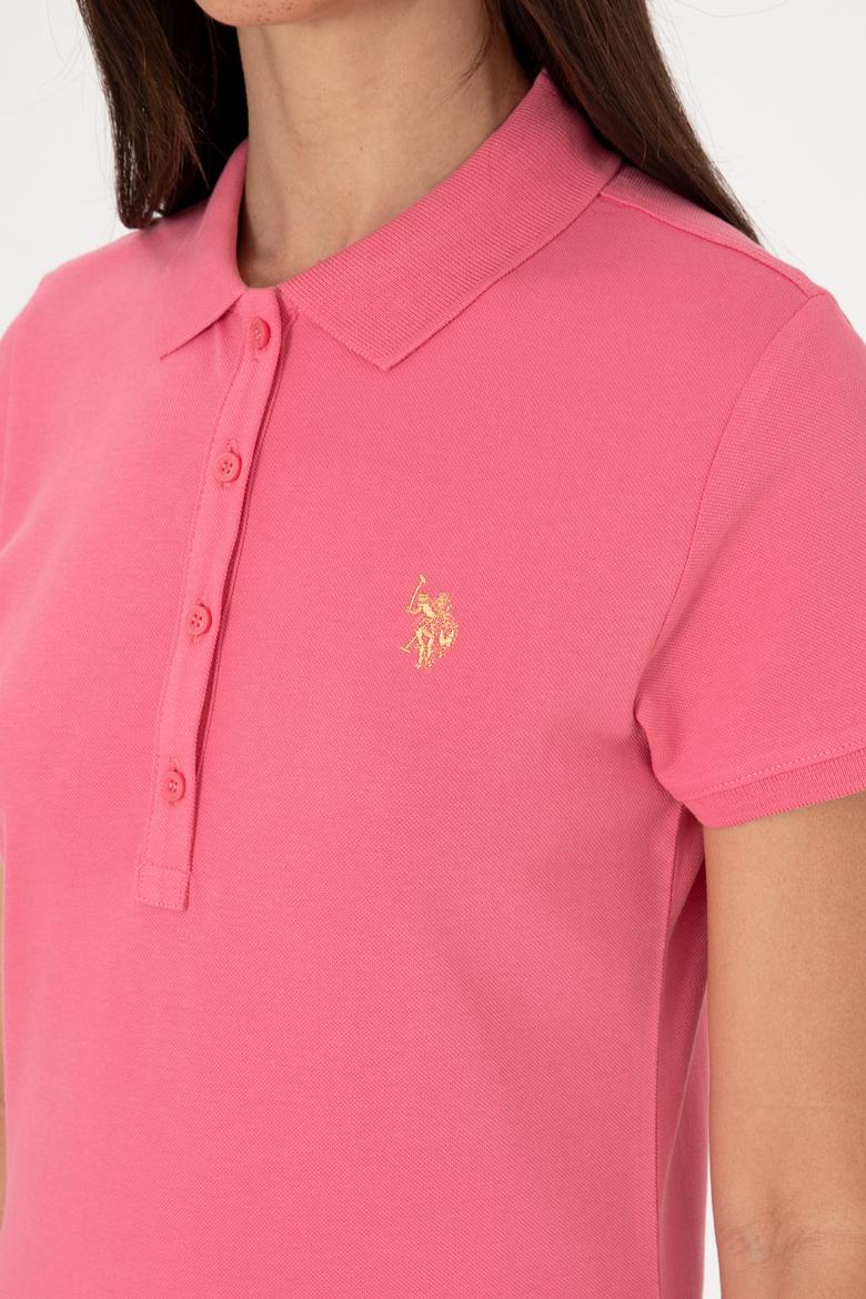 Kadın Pembe Basic Tişört - 50300830154