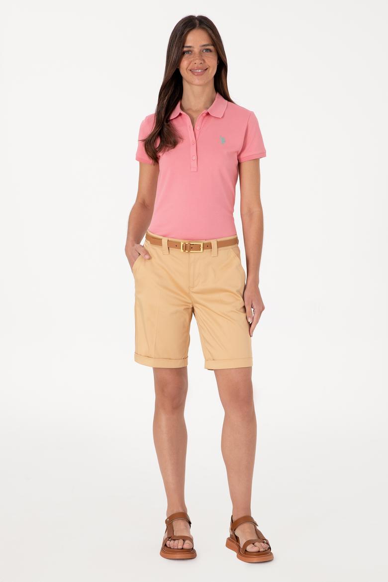 Kadın Pembe Basic Tişört - 50300830104