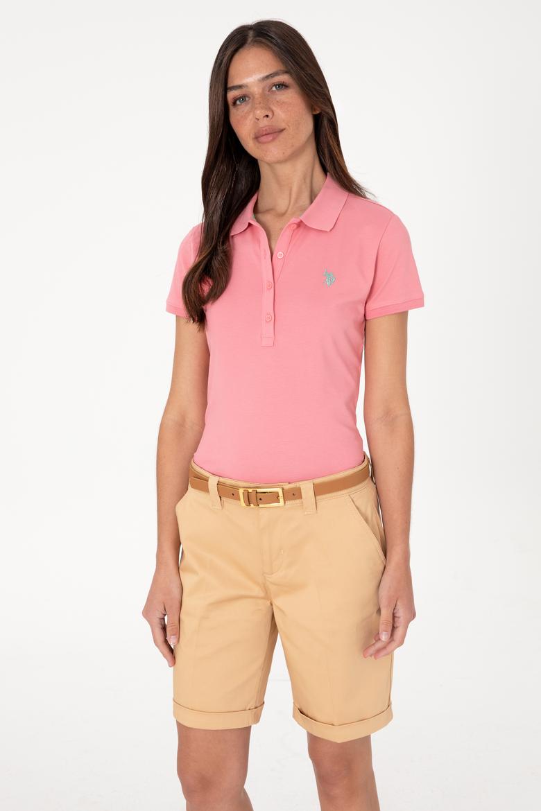 Kadın Pembe Basic Tişört - 50300830104