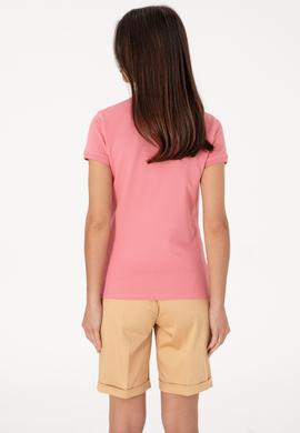 Kadın Pembe Basic Tişört - 50300830104