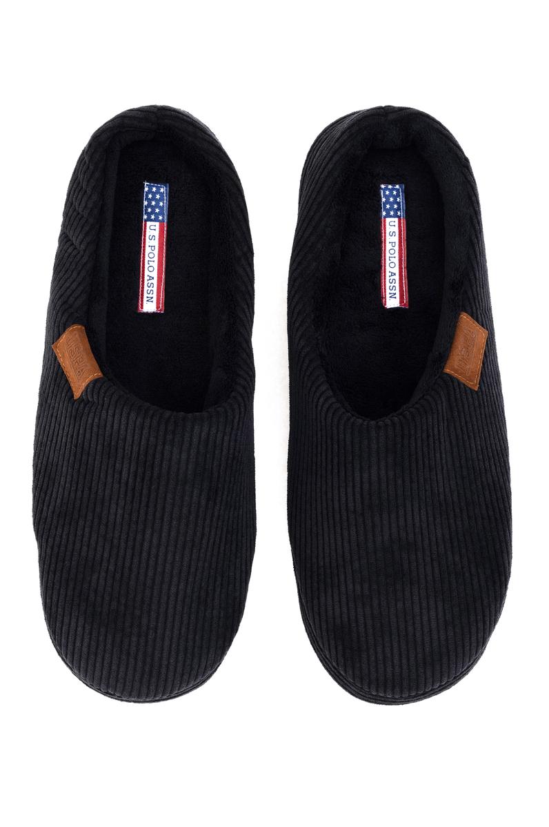 Erkek Siyah Ev Terliği