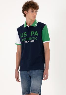 Erkek Regular Fit Polo Yaka Lacivert Tişört - 50299803008