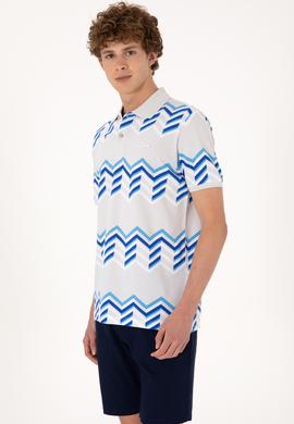 Erkek Regular Fit Polo Yaka Açık Gri Tişört - 50299658007