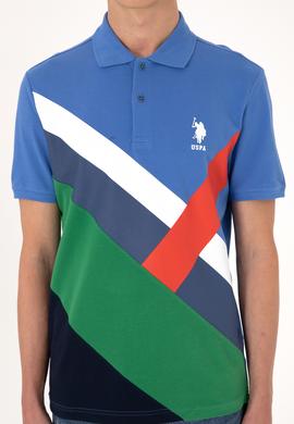 Erkek Regular Fit Polo Yaka İndigo Tişört - 50300126024