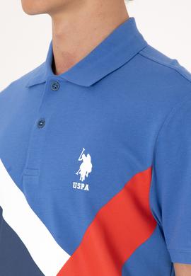 Erkek Regular Fit Polo Yaka İndigo Tişört - 50300126024