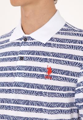 Erkek Regular Fit Polo Yaka Açık Lacivert Tişört - 50299671016