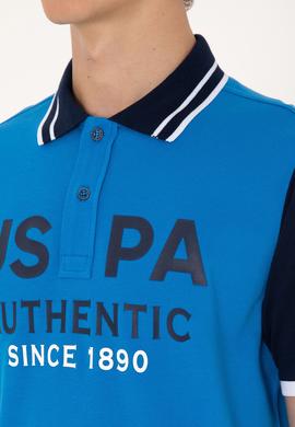 Erkek Regular Fit Polo Yaka Kobalt Mavi Tişört - 50299803026