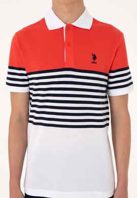 Erkek Regular Fit Polo Yaka Kırmızı Tişört - 50300063007