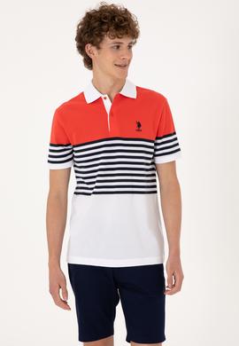 Erkek Regular Fit Polo Yaka Kırmızı Tişört - 50300063007