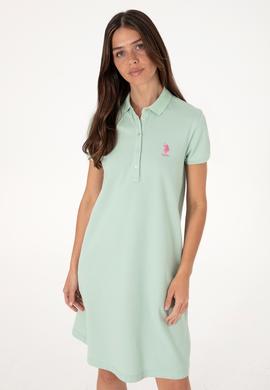 Kadın Su Yeşili Örme Elbise - 50300881069