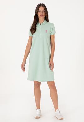 Kadın Su Yeşili Örme Elbise - 50300881069