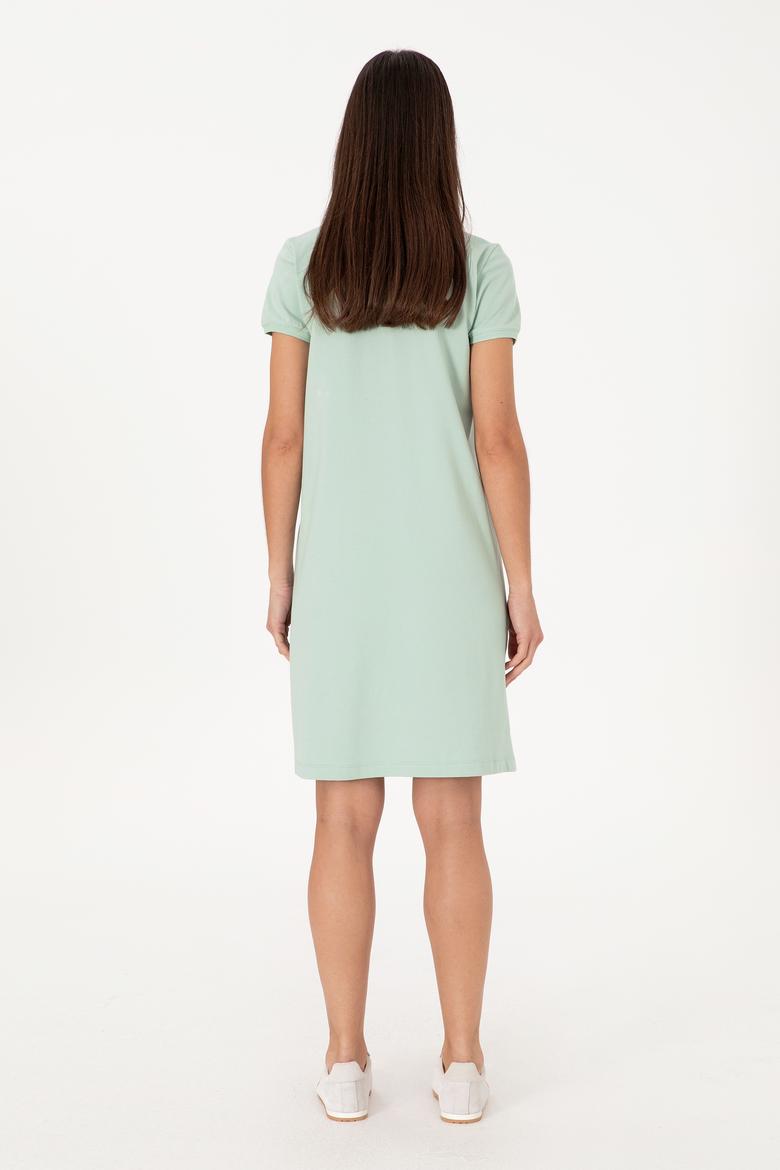 Kadın Su Yeşili Örme Elbise - 50300881069