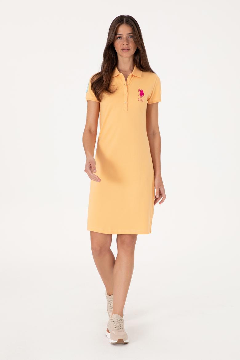 Kadın Turuncu Örme Elbise - 50300860041