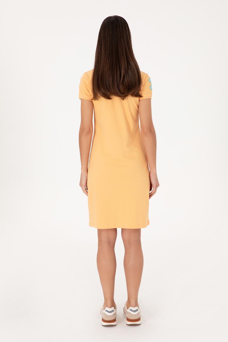 Kadın Turuncu Örme Elbise - 50300860041