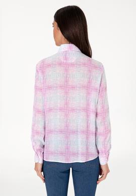 Kadın Mor Uzun Kollu Gömlek - 50306445006