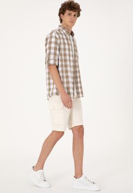 Erkek Vizon Uzun Kollu Gömlek - 50299603018