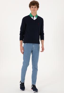 Erkek Lacivert Basic Kazak - 50288881005